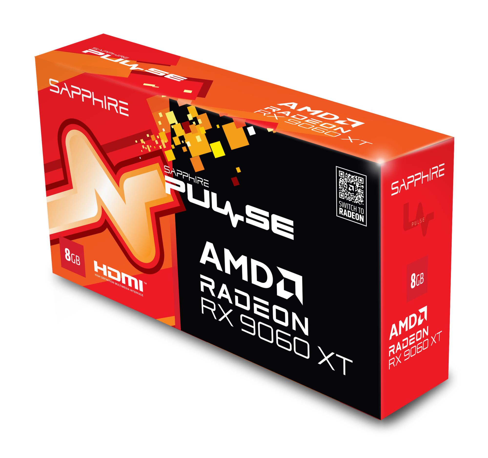 Graphics Card SAPPHIRE AMD Radeon RX 9060 XT 8 GB GDDR6 128 bit PCIE 5.0 16x GPU 2700 MHz Dual Slot Fansink 2xHDMI 1xDisplayPort 11350-04-20G - Image 11