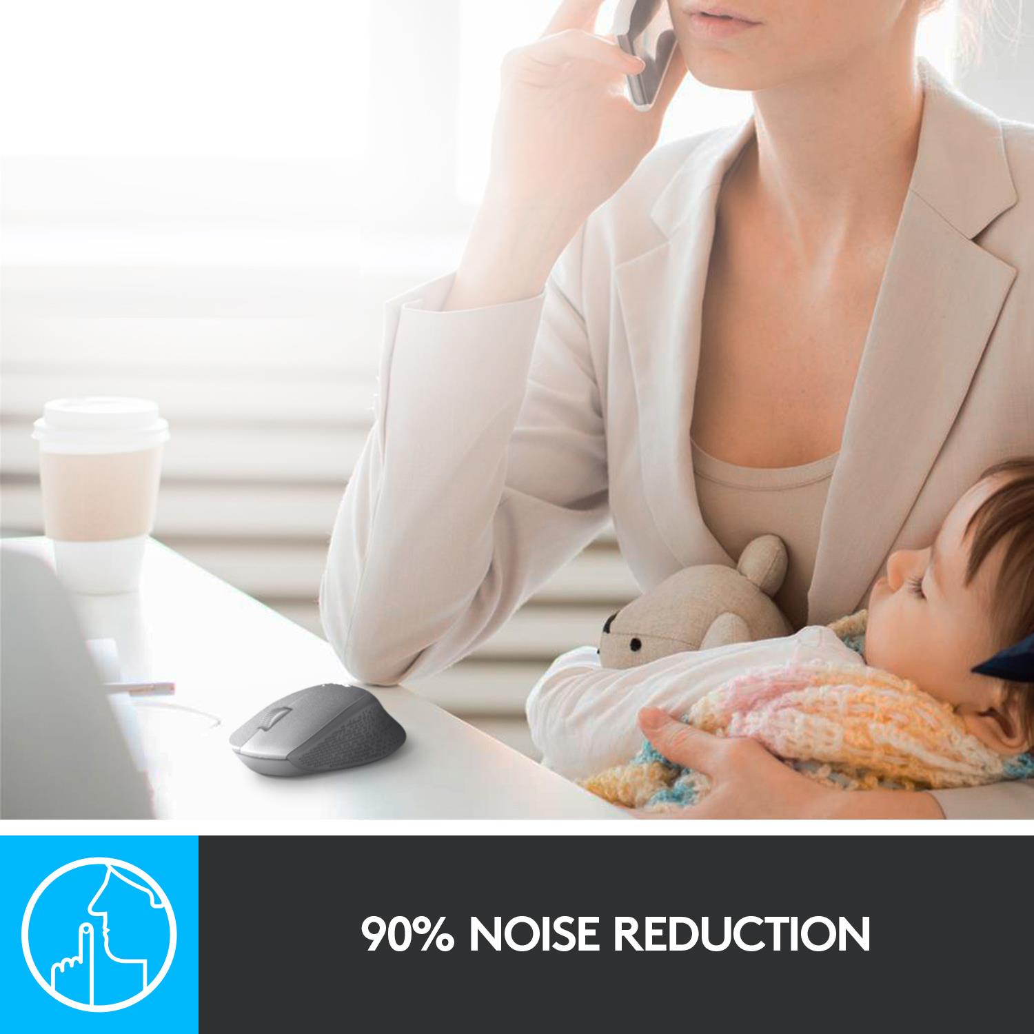 MOUSE USB OPTICAL WRL M330/SILENT P 910-004909 LOGITECH - Image 25