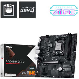 MB AMD B840 SAM5 MATX/PRO B840M-B MSI