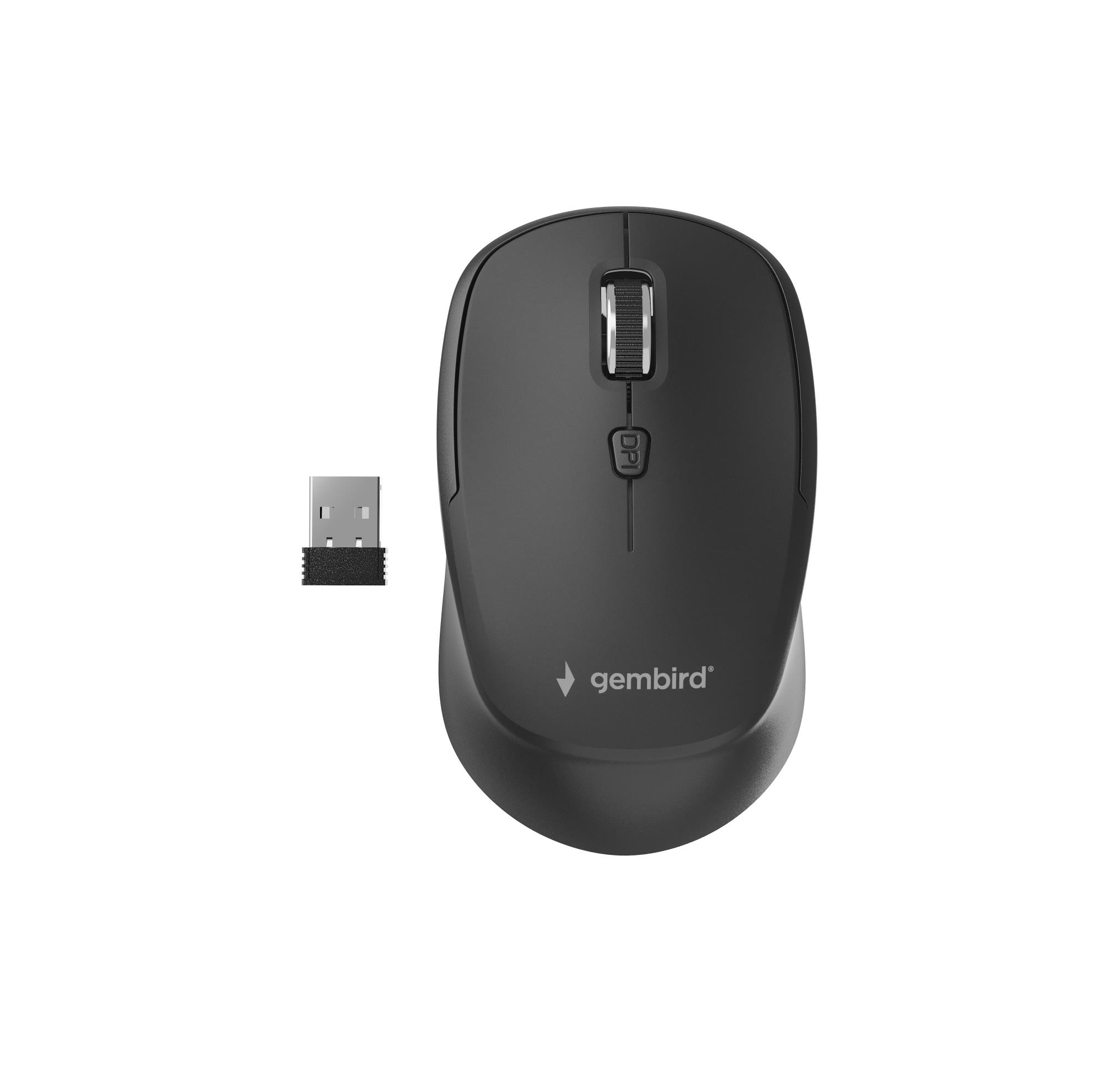 MOUSE USB OPTICAL WRL/BLACK MUSW-4B-05 GEMBIRD - Image 5