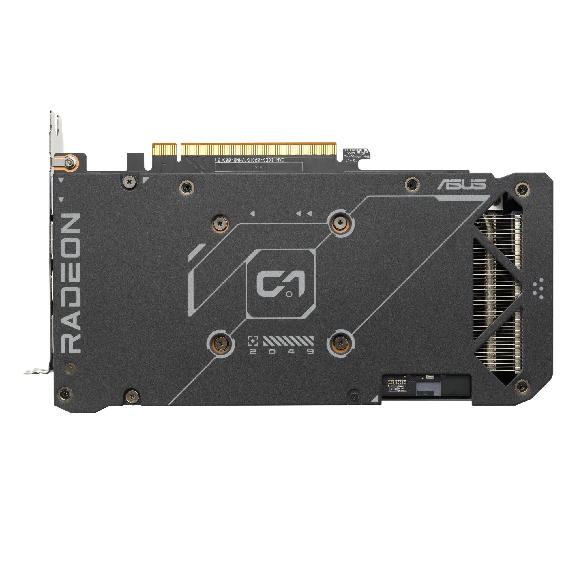 Graphics Card ASUS AMD Radeon RX 7600 8 GB GDDR6 128 bit PCIE 4.0 8x Two and Half Slot Fansink 1xHDMI 3xDisplayPort DUAL-RX7600-O8G-EVO - Image 8