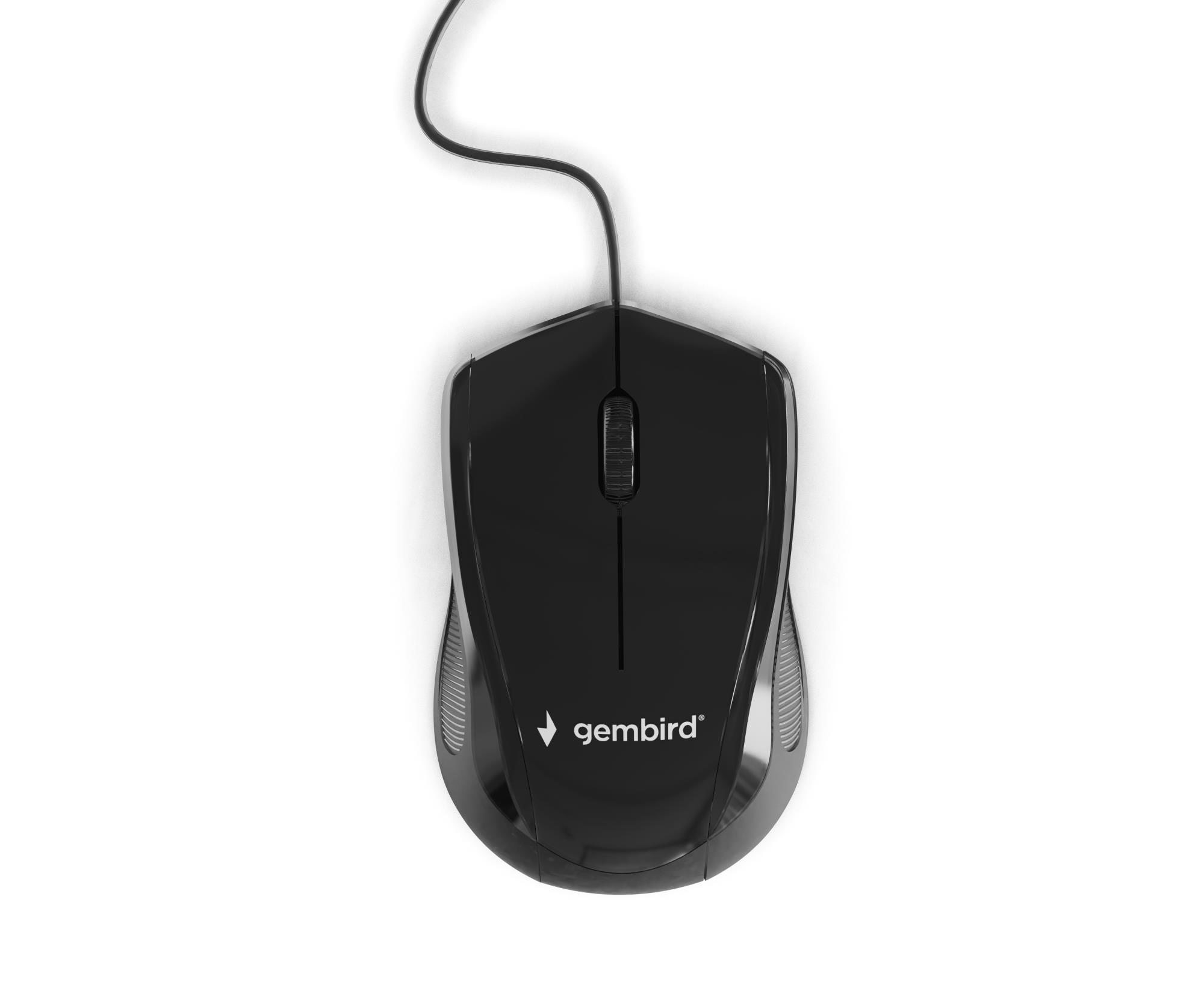 MOUSE USB OPTICAL/BLACK MUS-3B-02 GEMBIRD - Image 5