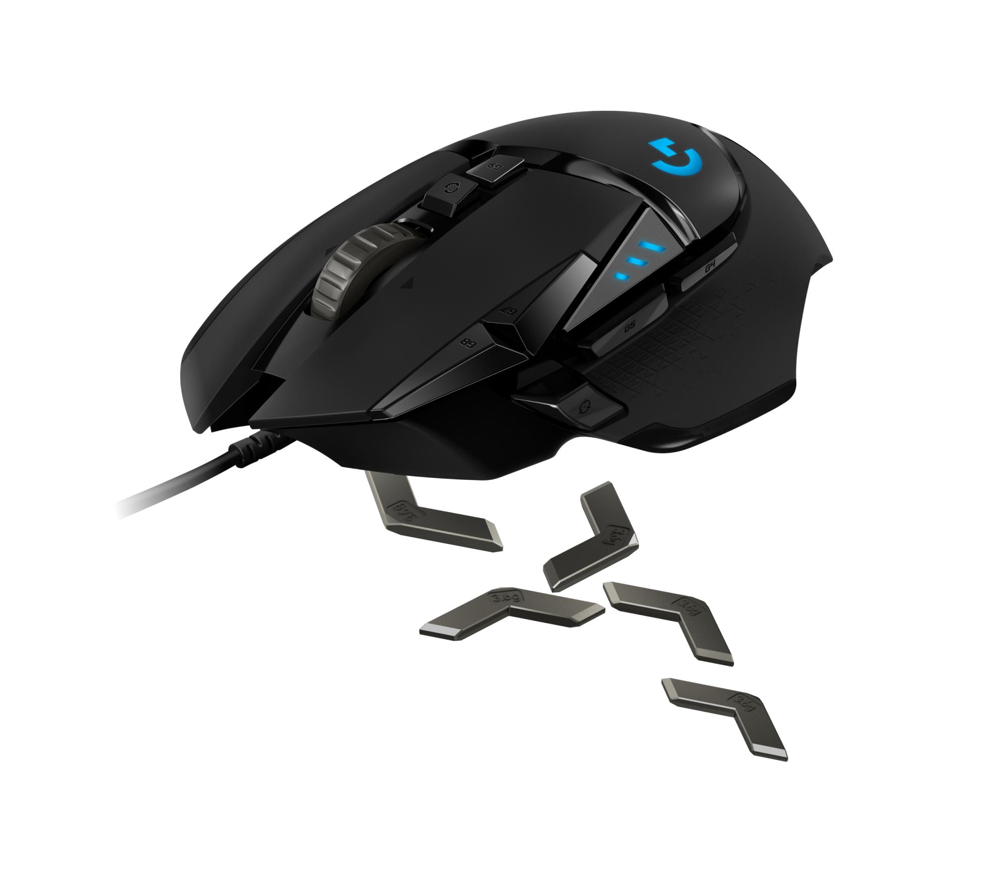 MOUSE USB OPTICAL G502/BLACK 910-005470 LOGITECH - Image 32