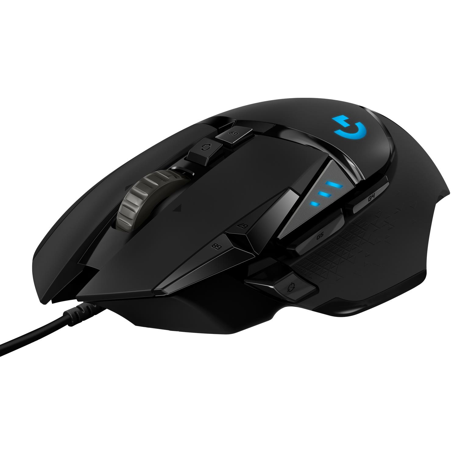 MOUSE USB OPTICAL G502/BLACK 910-005470 LOGITECH - Image 2