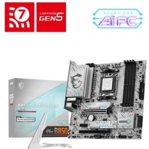 Mainboard MSI AMD B850 SAM5 Micro-ATX Memory DDR5 Memory slots 4 B850MGAMINGPLUSWIFI