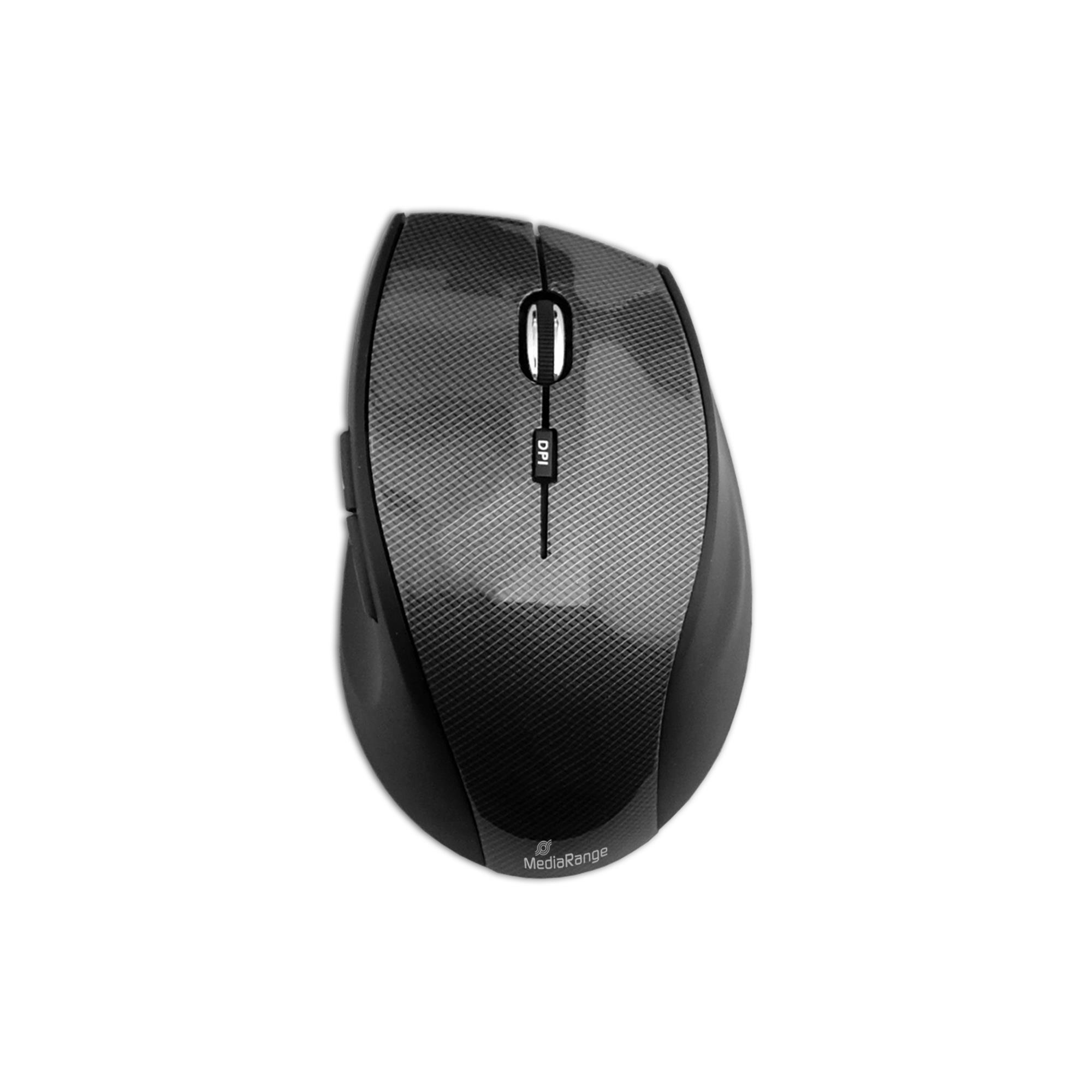 MOUSE USB OPTICAL WRL 5-BUTTON/BLACK MROS207 MEDIARANGE - Image 6