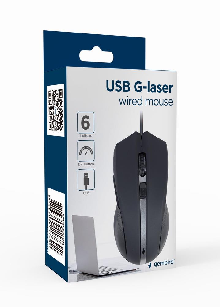 MOUSE USB LASER/MUS-GU-02 GEMBIRD - Image 6