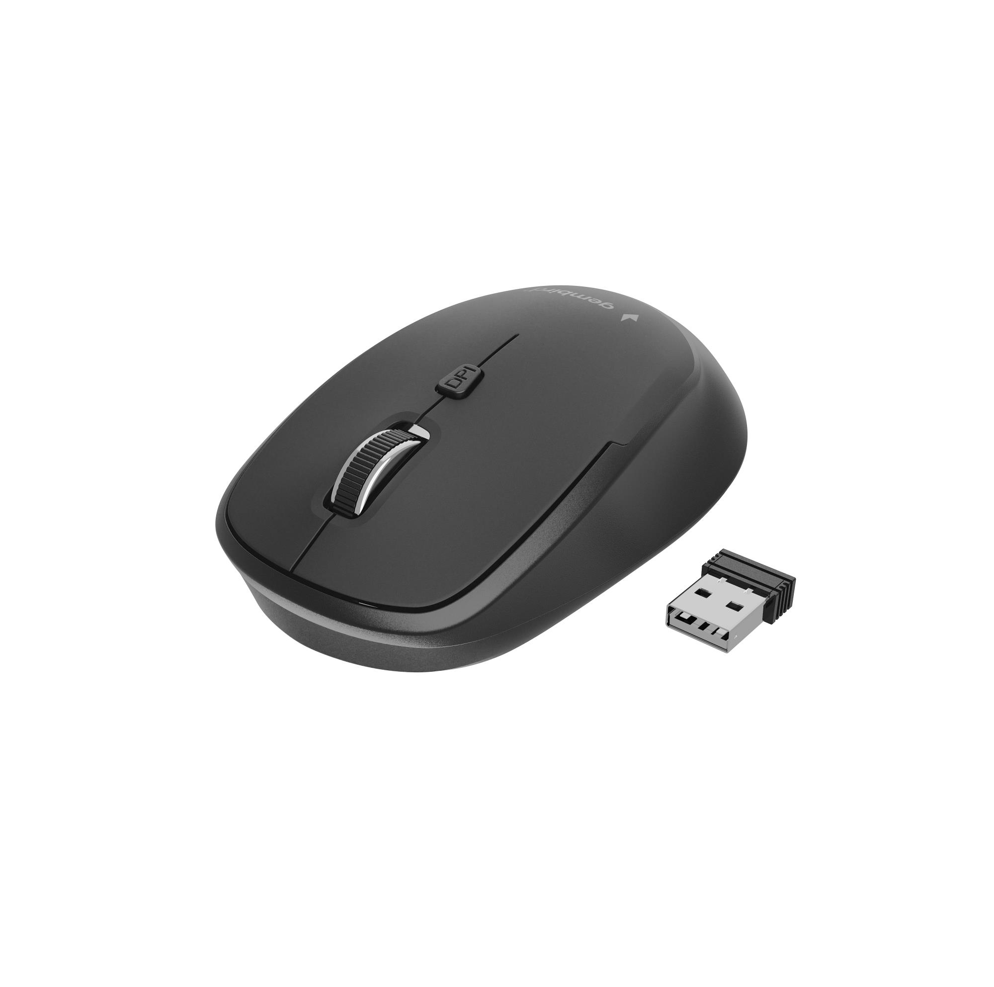 MOUSE USB OPTICAL WRL/BLACK MUSW-4B-05 GEMBIRD - Image 7