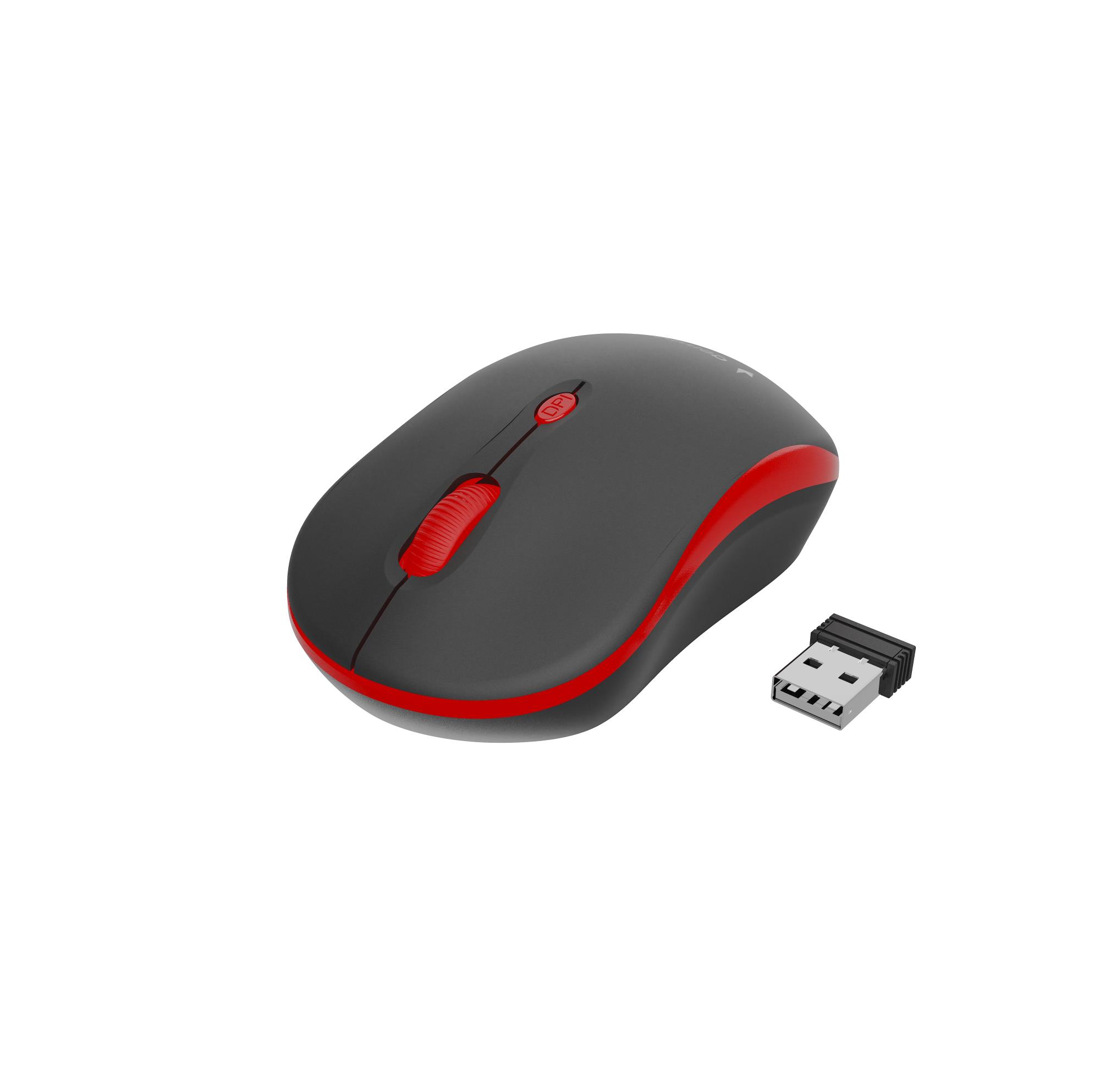 MOUSE USB OPTICAL WRL BLACK/RED MUSW-4B-03-R GEMBIRD - Image 7