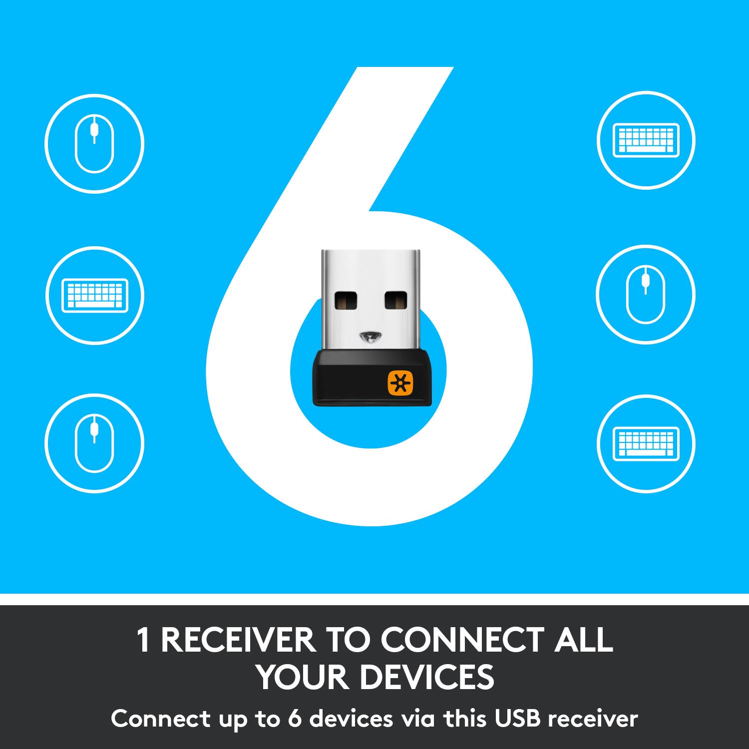 MOUSE USB LASER WRL M705/BLACK 910-001949 LOGITECH - Image 33