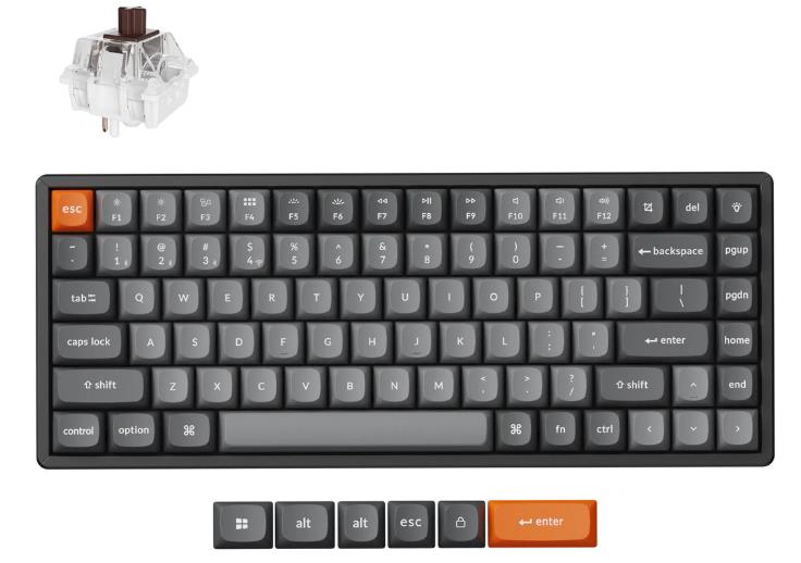 KEYBOARD WRL K2 MAX RGB/BLACK K2M-J3 KEYCHRON