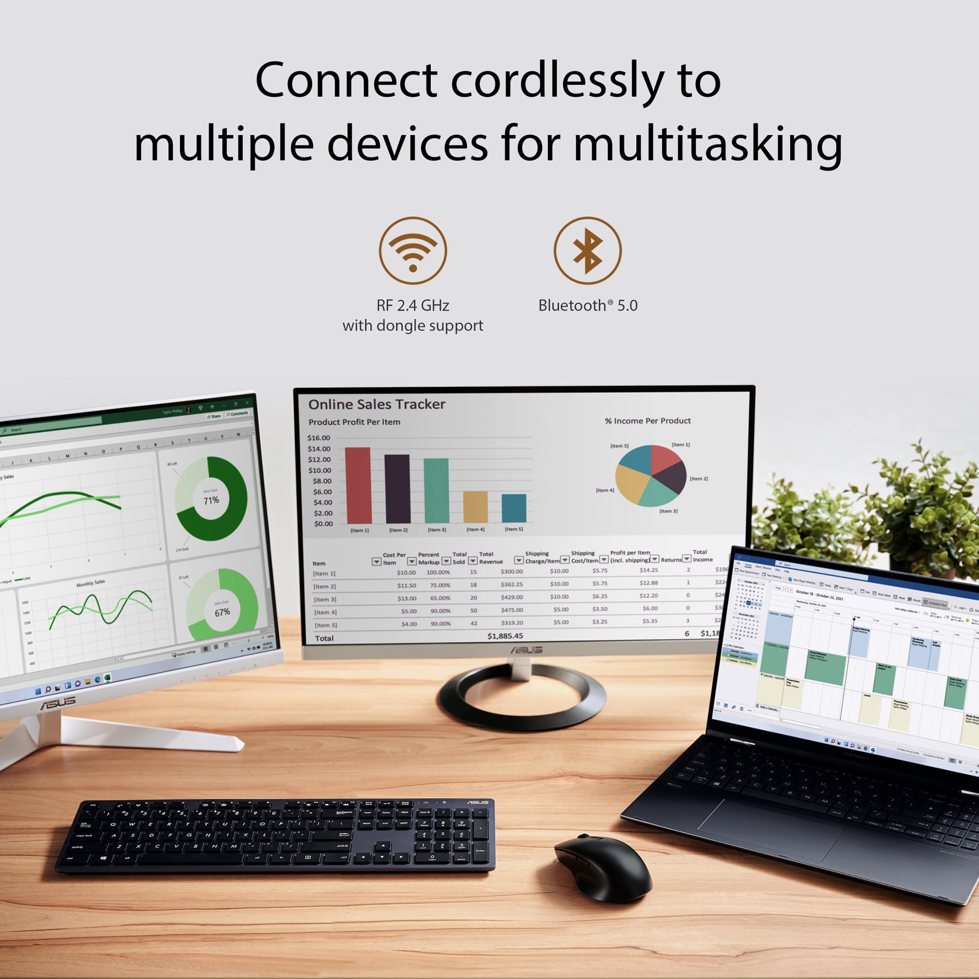 MOUSE USB OPTICAL WRL MD200/BLACK 90XB0790-BMU000 ASUS - Image 21