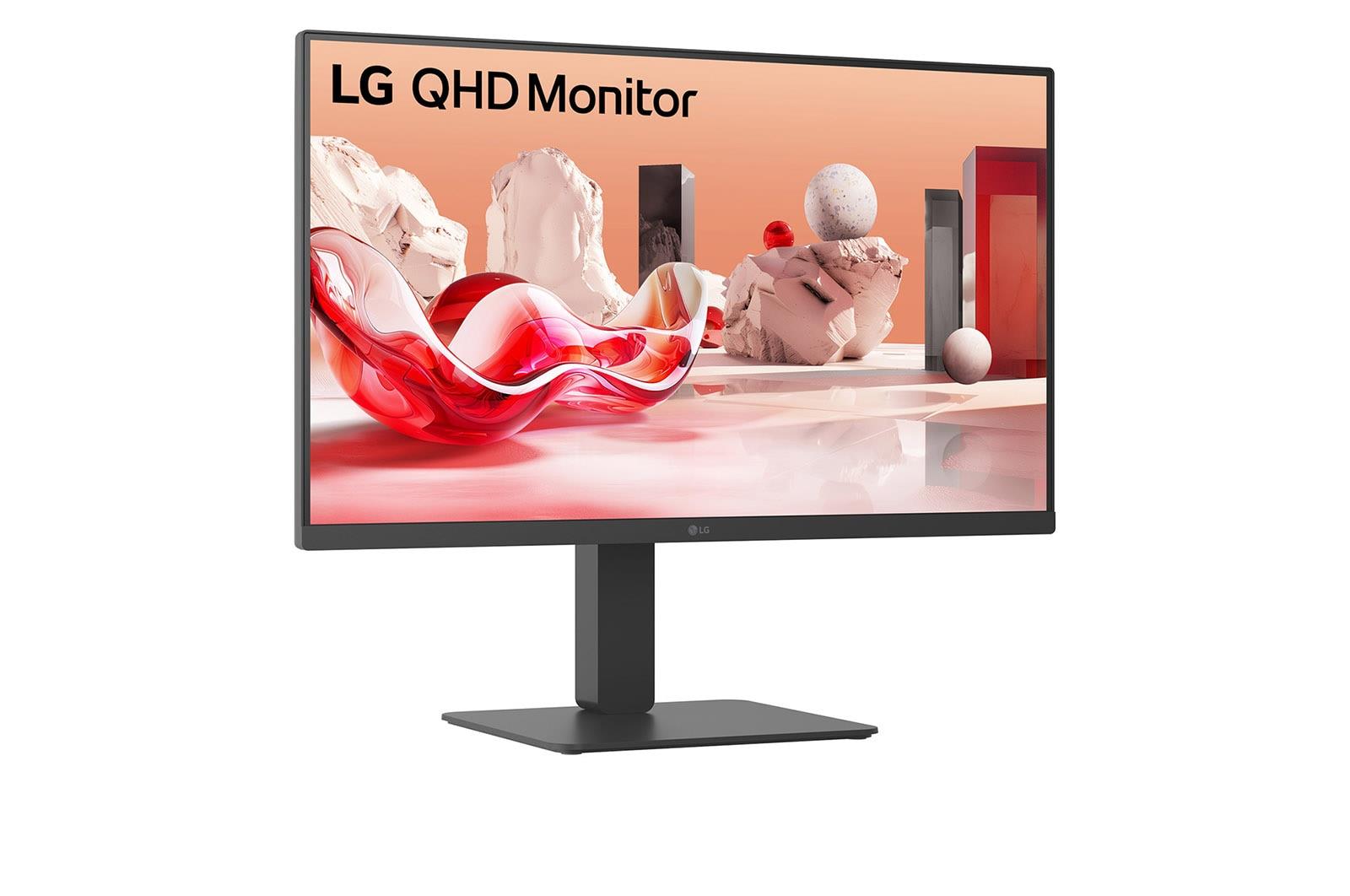 LCD Monitor LG 27BA45QB-B 27" Panel IPS 2560x1440 16:9 100Hz Matte Speakers Swivel Pivot Height adjustable Tilt Colour Black 27BA45QB-B - Image 7