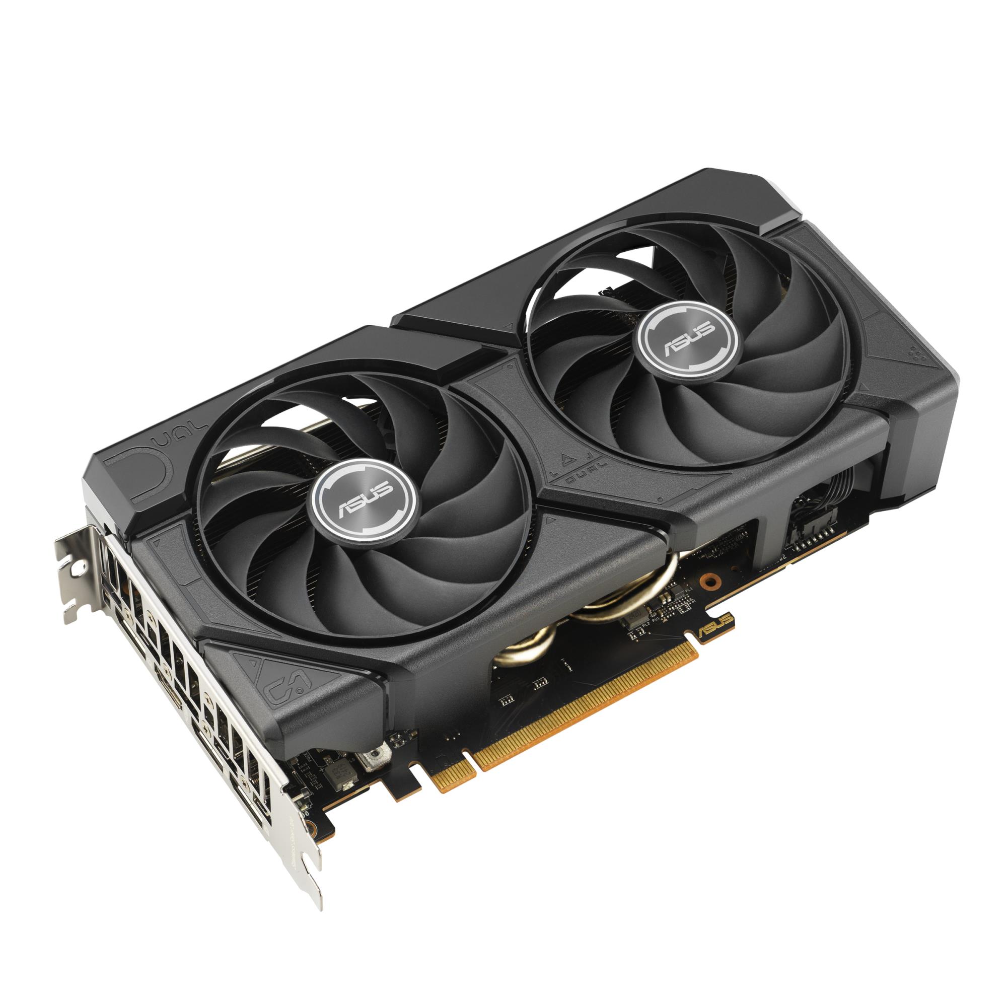 Graphics Card ASUS AMD Radeon RX 7600 8 GB GDDR6 128 bit PCIE 4.0 8x Two and Half Slot Fansink 1xHDMI 3xDisplayPort DUAL-RX7600-O8G-EVO - Image 5