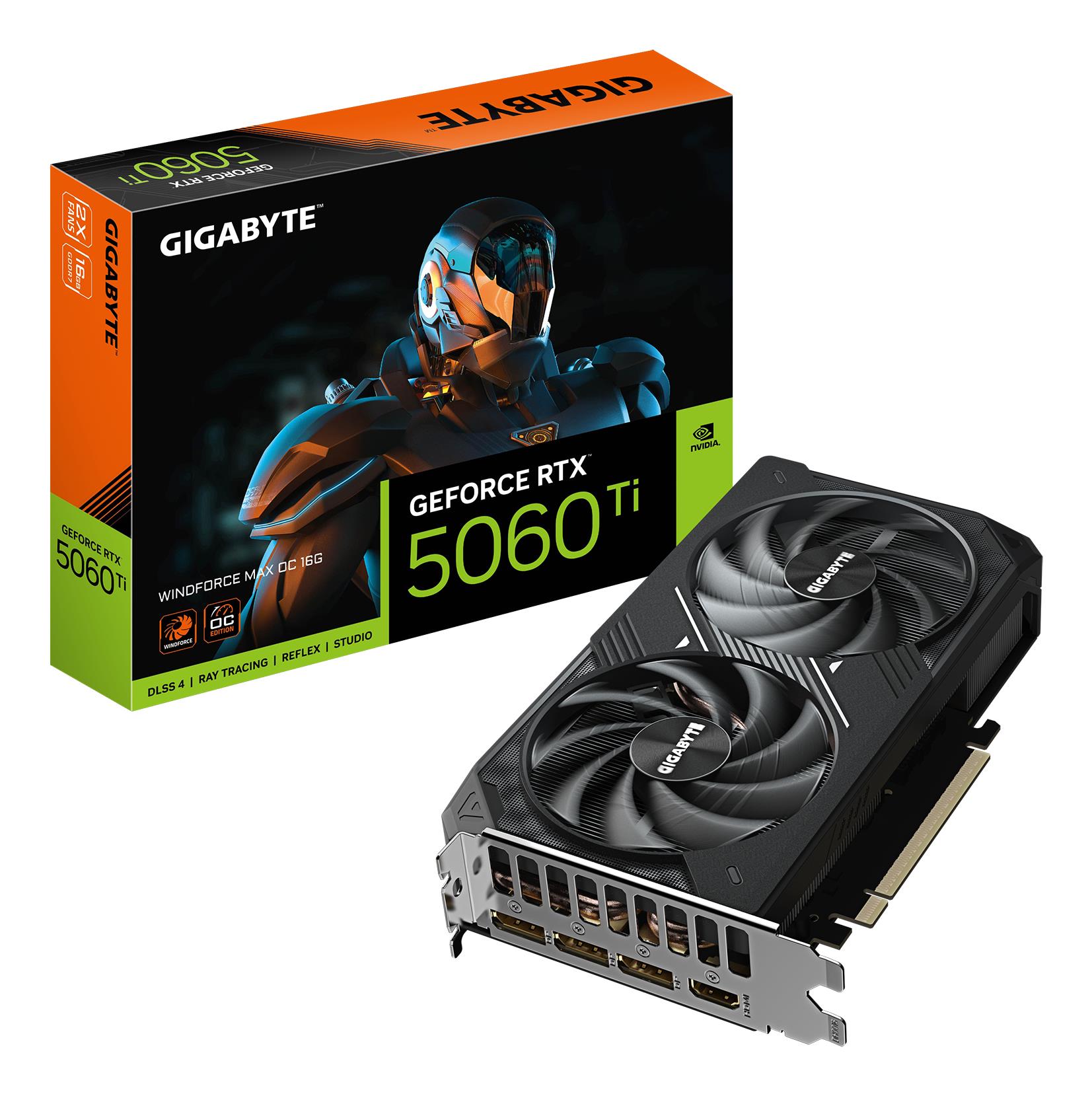 Graphics Card GIGABYTE NVIDIA GeForce RTX 5060 Ti 16 GB GDDR7 PCIE 5.0 16x GPU 2587 MHz Dual Slot Fansink N506TWF2MAXOC-16GD - Image 11