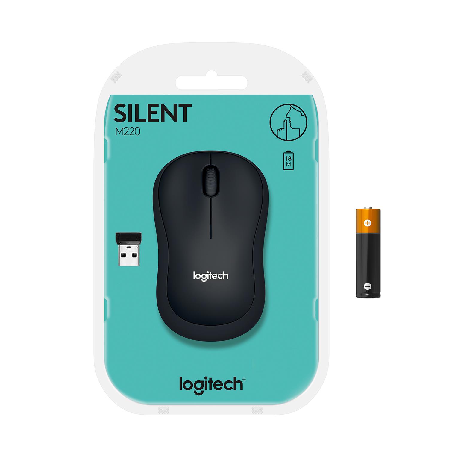 MOUSE USB OPTICAL WRL M220/SILENT B/G 910-004878 LOGITECH - Image 28