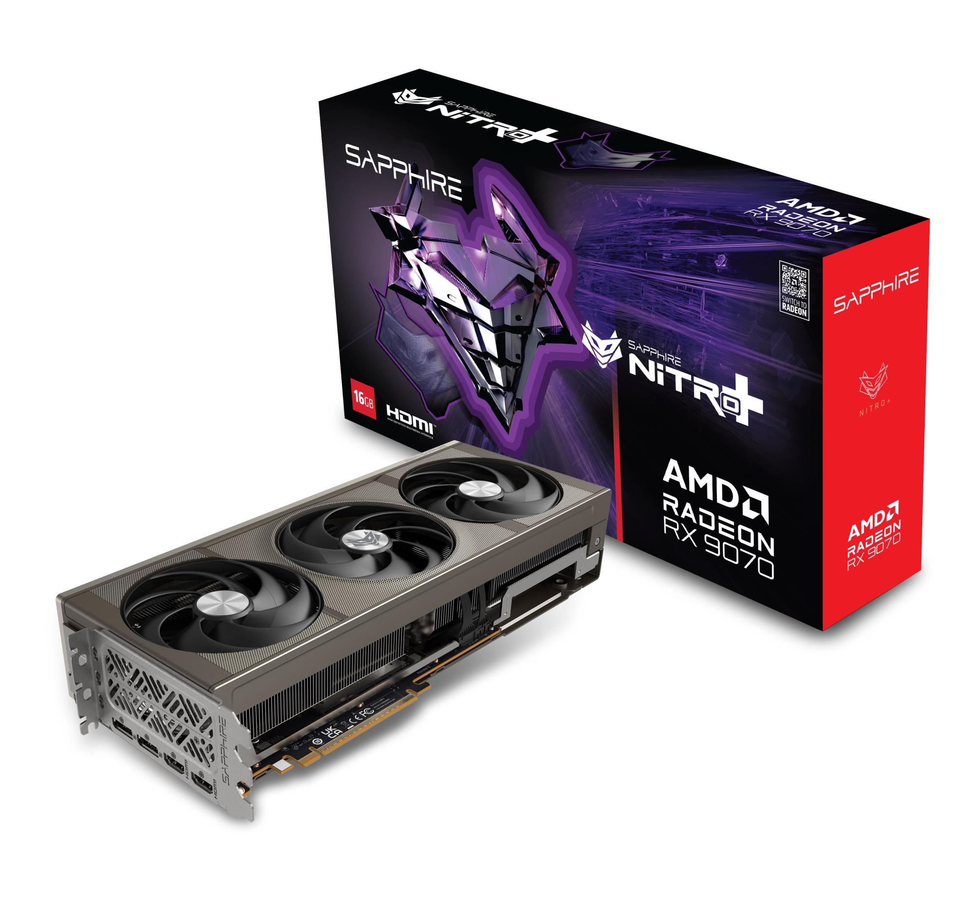 Graphics Card SAPPHIRE AMD Radeon RX 9070 16 GB GDDR6 256 bit Triple slot Fansink 2xHDMI 2xDisplayPort 11349-01-20G - Image 14