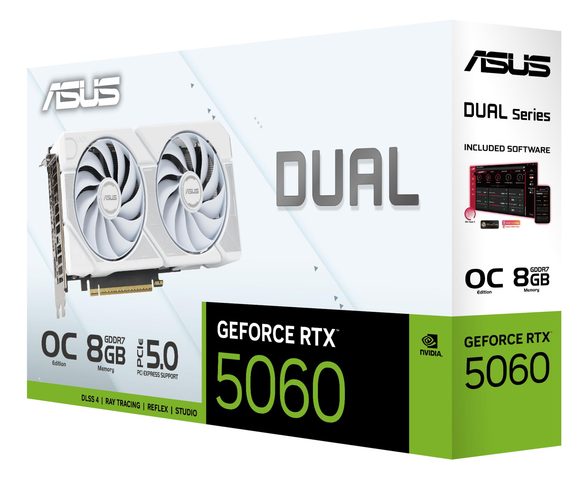 VGA PCIE16 RTX5060 8GB GDDR7/DUAL-RTX5060-O8G-WHITE ASUS - Image 19