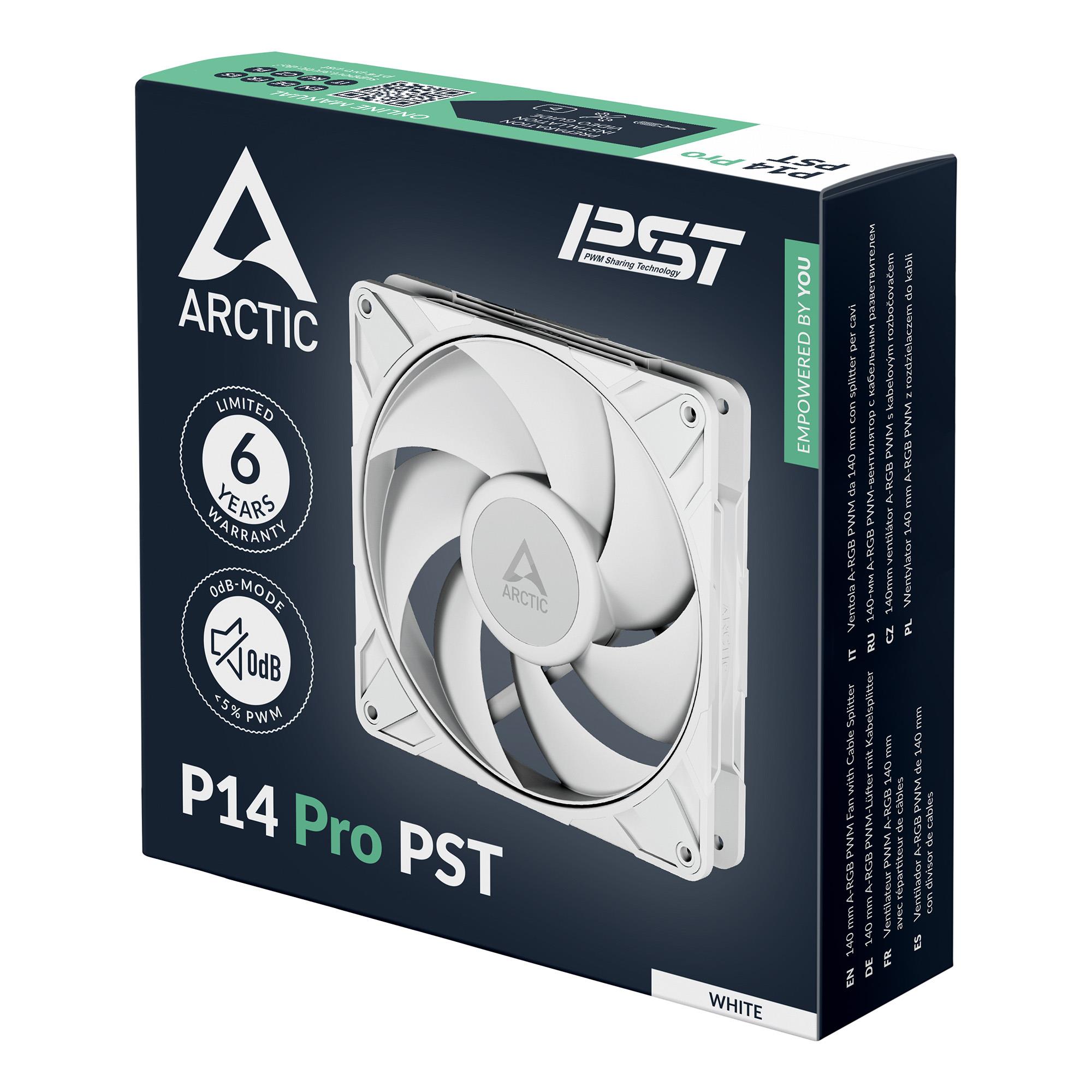CASE FAN 140MM P14 PRO PST/WHT ACFAN00317A ARCTIC - Image 6