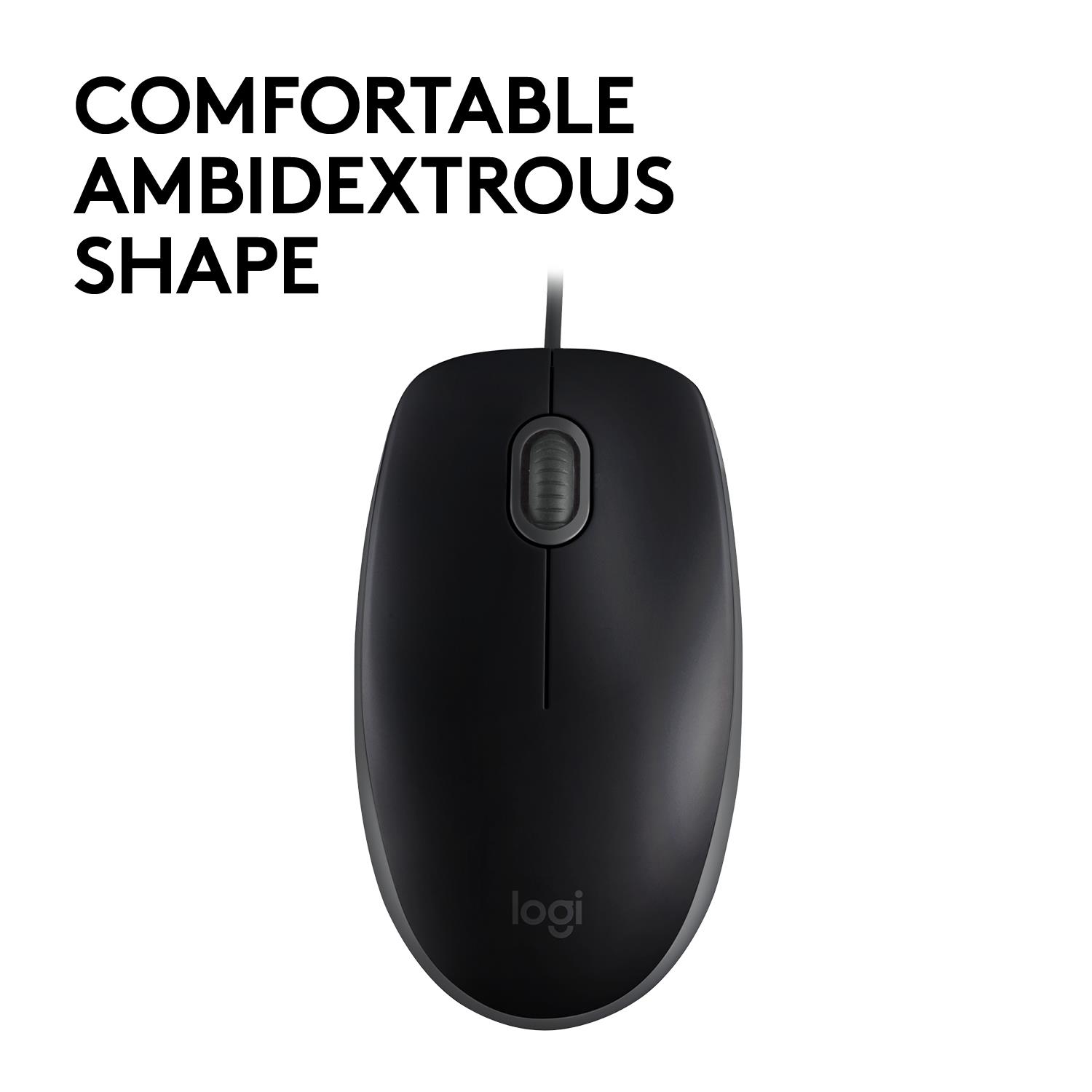 MOUSE USB OPTICAL B110 SILENT/BLACK 910-005508 LOGITECH - Image 5