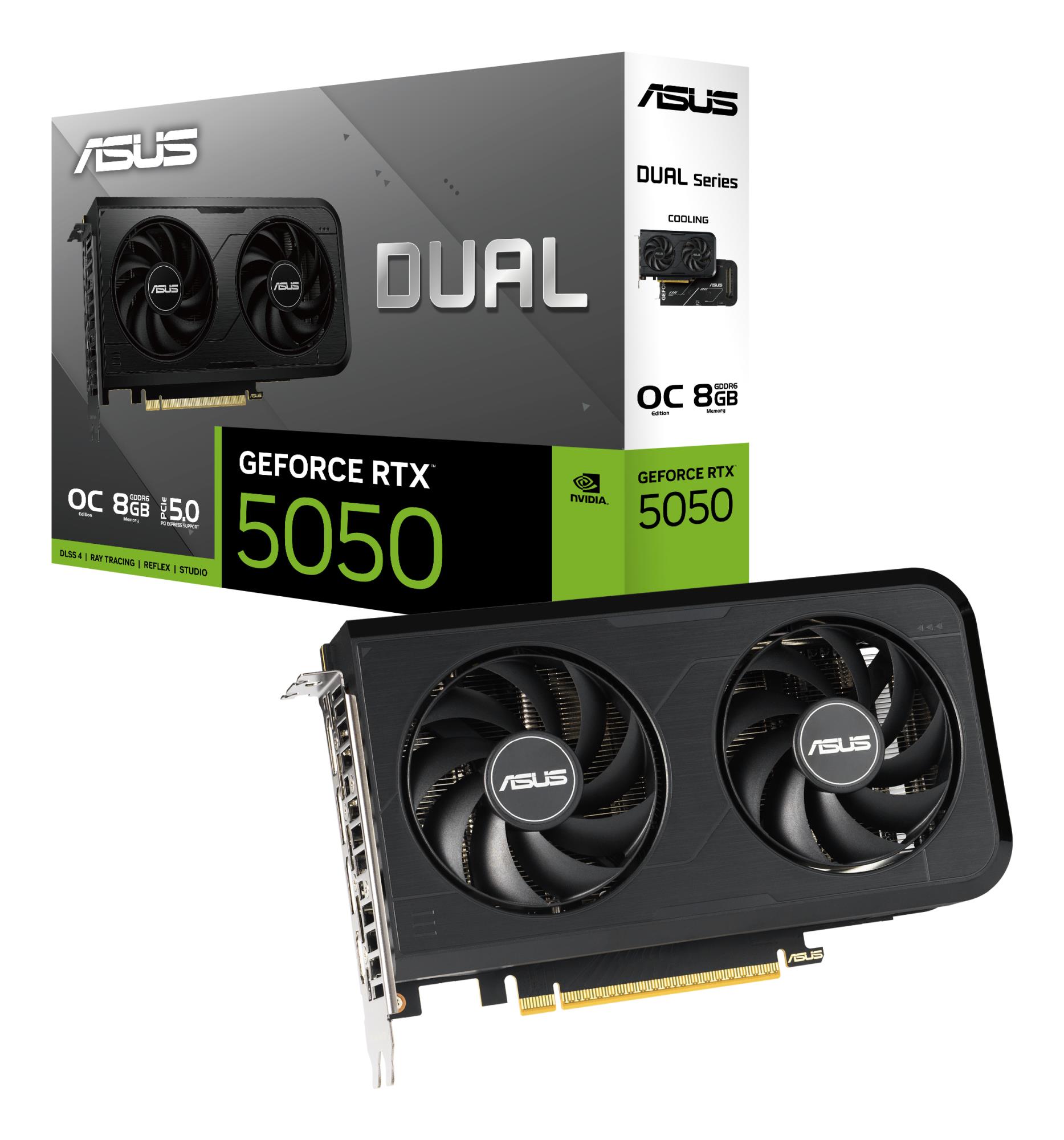 Graphics Card ASUS NVIDIA GeForce RTX 5050 8 GB GDDR6 128 bit PCIE 5.0 16x Dual Slot Fansink DUAL-RTX5050-O8G - Image 21