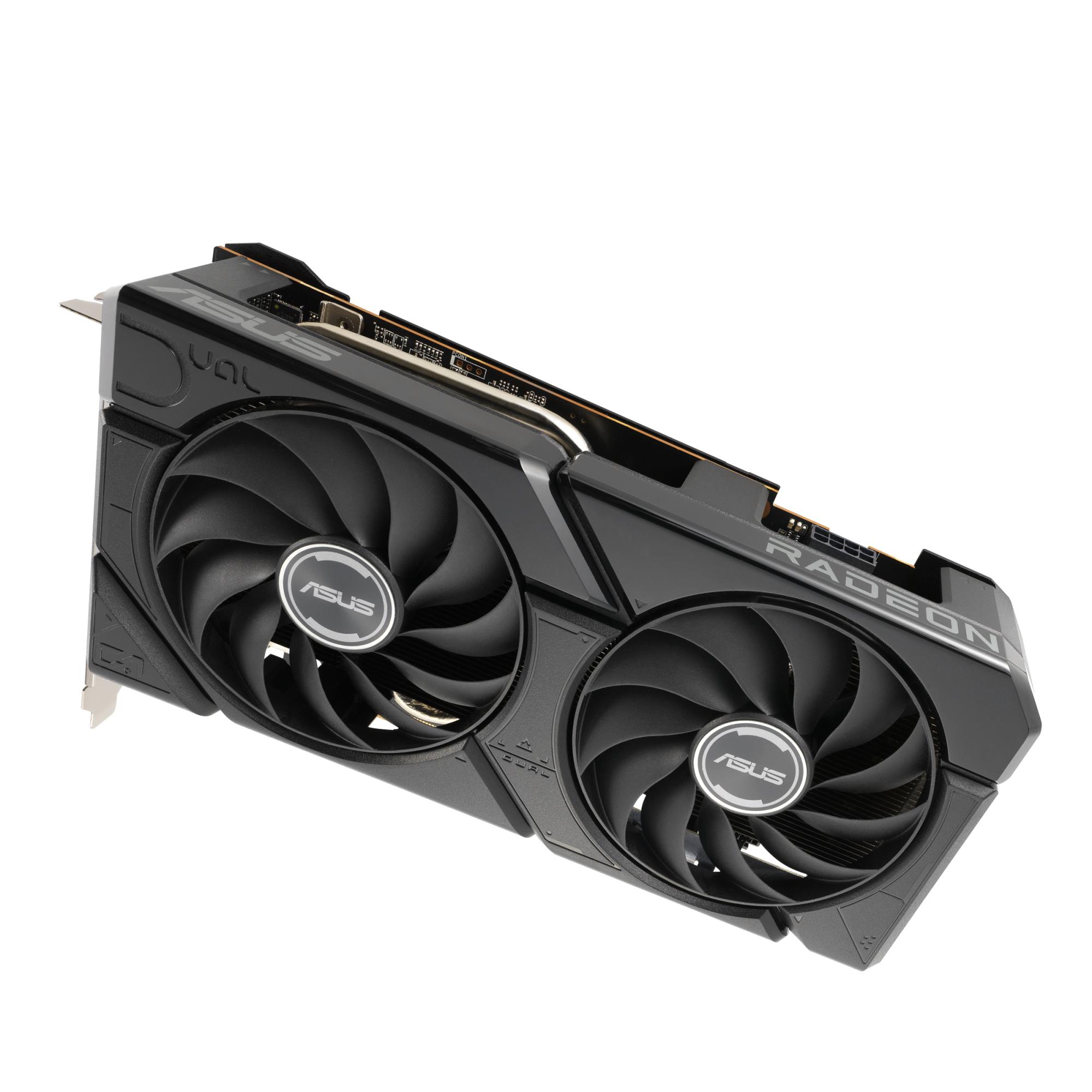 Graphics Card ASUS AMD Radeon RX 7600 8 GB GDDR6 128 bit PCIE 4.0 8x Two and Half Slot Fansink 1xHDMI 3xDisplayPort DUAL-RX7600-O8G-EVO - Image 13