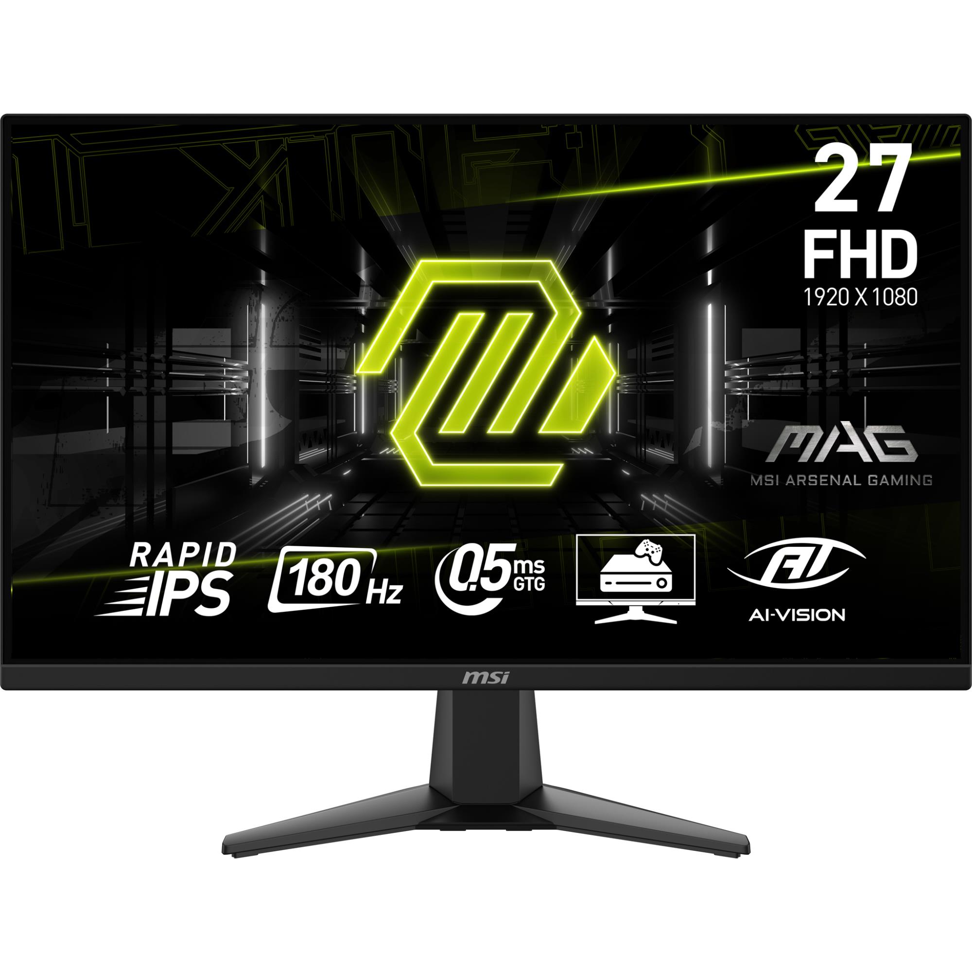 LCD Monitor MSI MAG 275F 27" Gaming Tilt Matte Panel IPS 1920x1080 16:9 180Hz 0.5 ms Colour Black MAG275F - Image 6