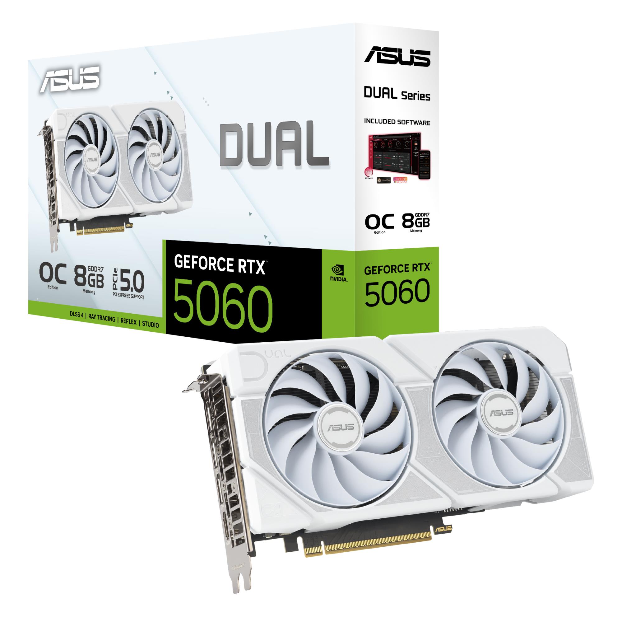 VGA PCIE16 RTX5060 8GB GDDR7/DUAL-RTX5060-O8G-WHITE ASUS - Image 20