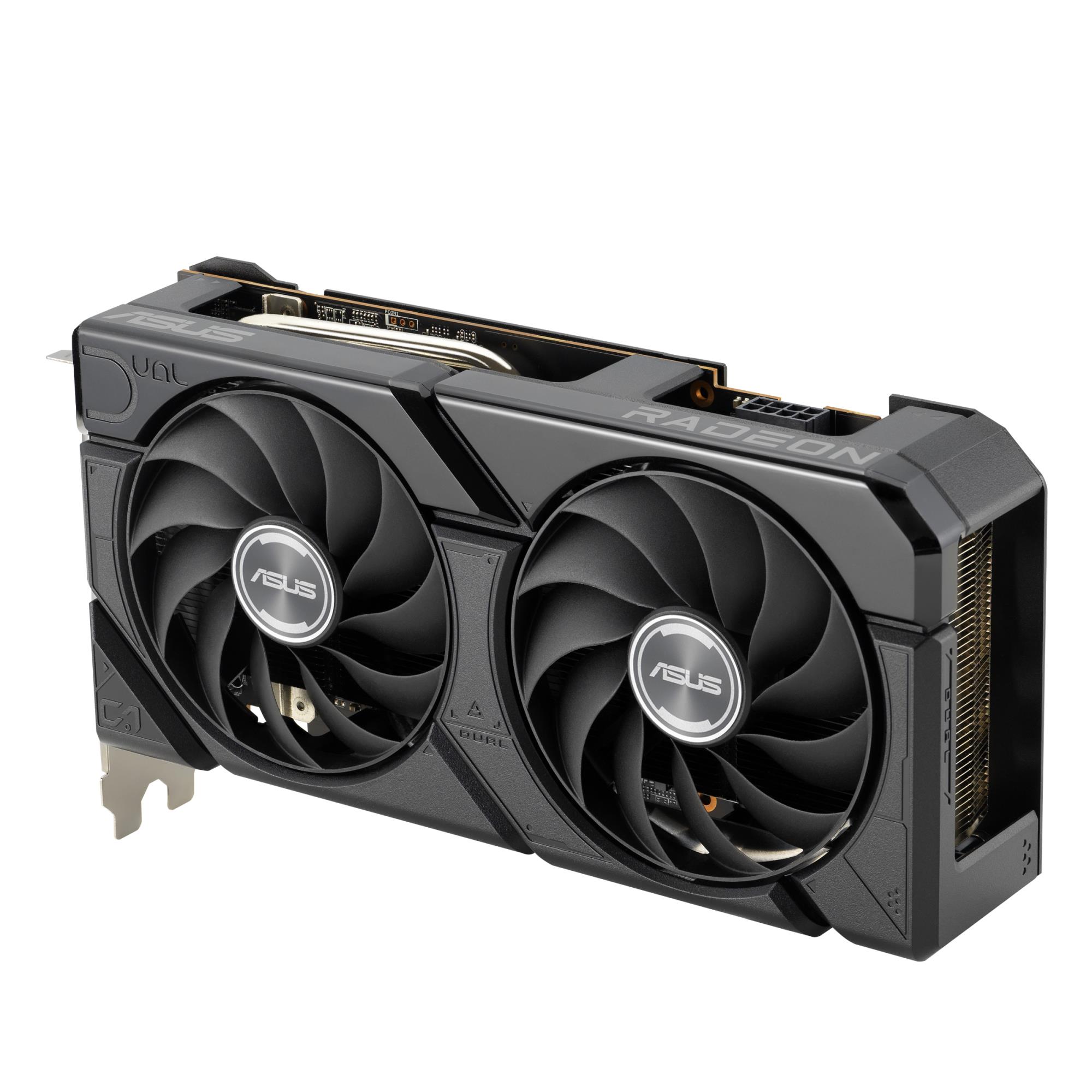 Graphics Card ASUS AMD Radeon RX 7600 8 GB GDDR6 128 bit PCIE 4.0 8x Two and Half Slot Fansink 1xHDMI 3xDisplayPort DUAL-RX7600-O8G-EVO - Image 10