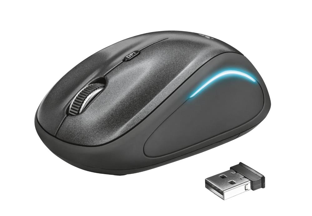 MOUSE USB OPTICAL WRL YVI FX/BLACK 22333 TRUST - Image 10