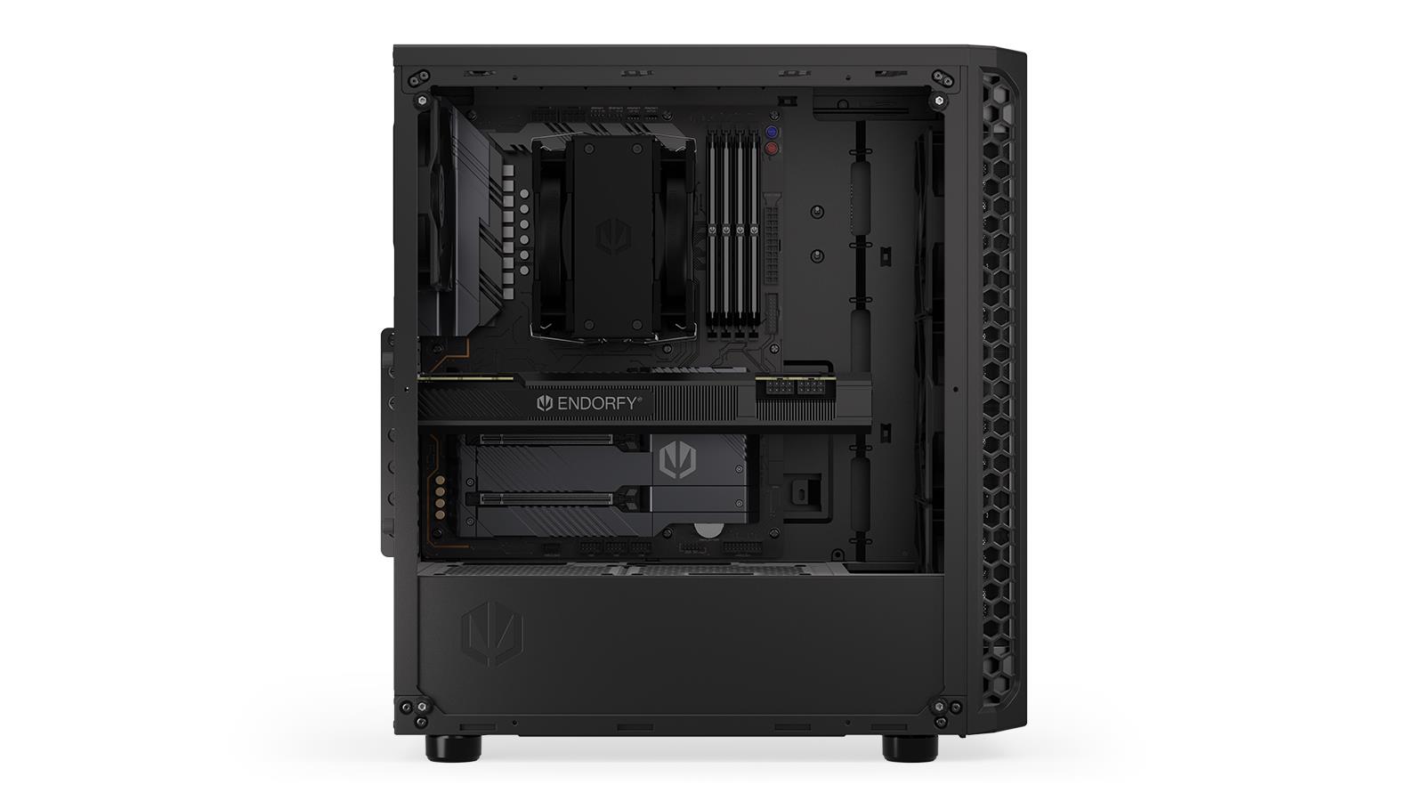 Case ENDORFY Signum 300 Air MidiTower Case product features Transparent panel Not included ATX MicroATX MiniITX Colour Black EY2A005 - Image 19