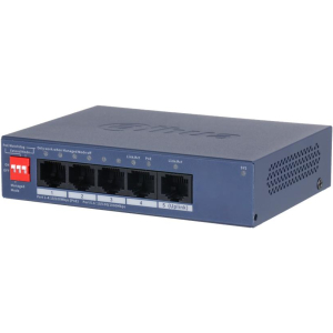 Switch DAHUA DH-CS4005-4ET1GT-36 Type L2 PoE ports 4 40 Watts CS4005-4ET1GT-36