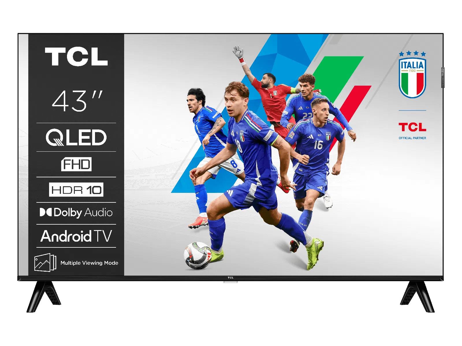 TV SET LCD 43" QLED 4K/43V5C TCL