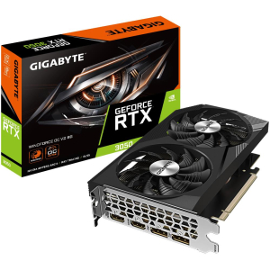 Graphics Card GIGABYTE NVIDIA GeForce RTX 3050 8 GB GDDR6 128 bit PCIE 4.0 16x Memory 14000 MHz 2xHDMI 2xDisplayPort GV-N3050WF2OCV2-8GD