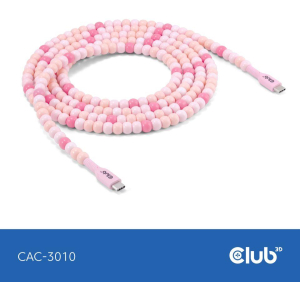 CABLE USB-C TO USB-C/PINK CAC-3010 CLUB3D