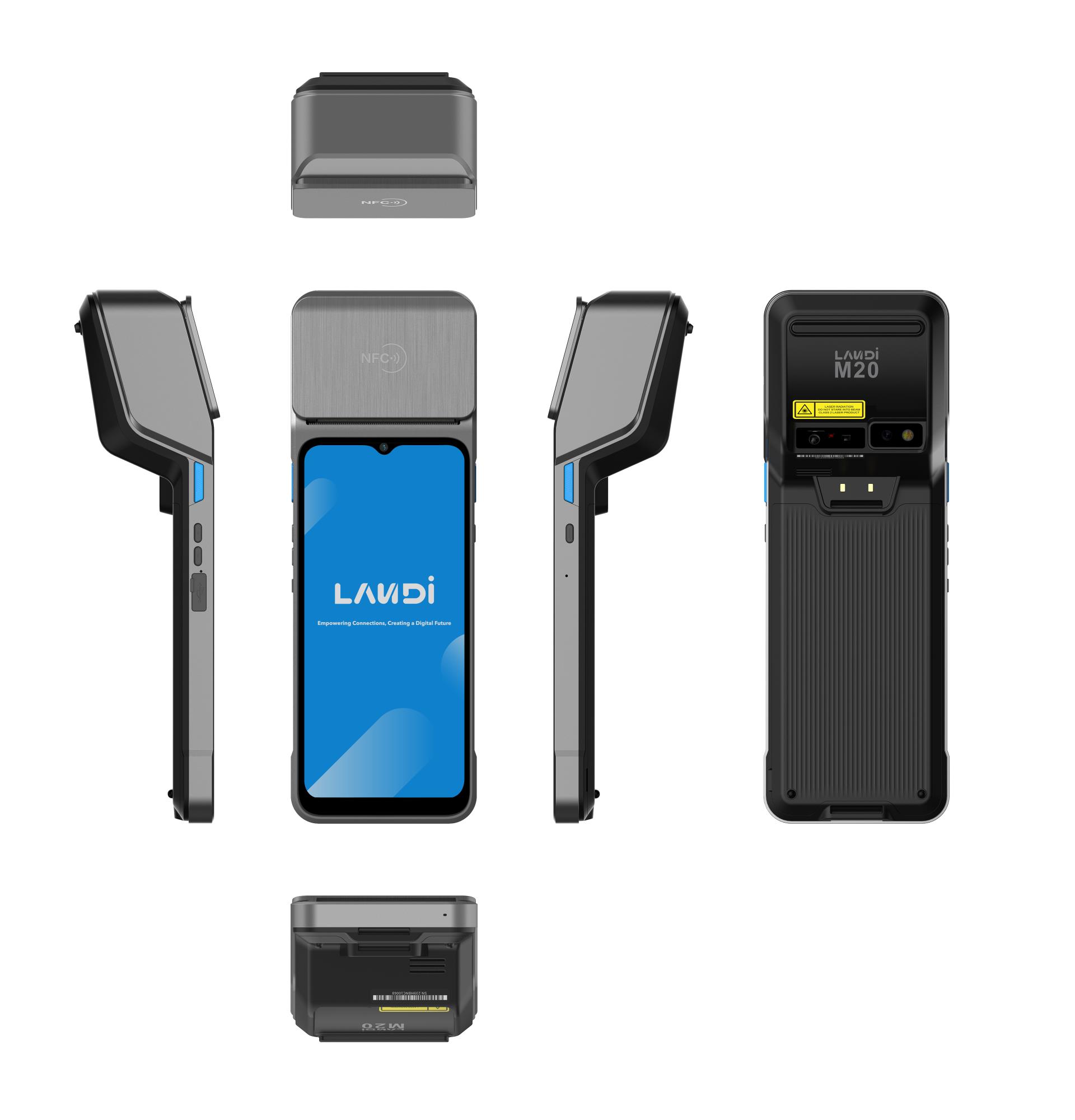 MOBILE POS TERMINAL 6.5" 32GB/PRINT 4G SOFT 53101 M20 LANDI - Image 3