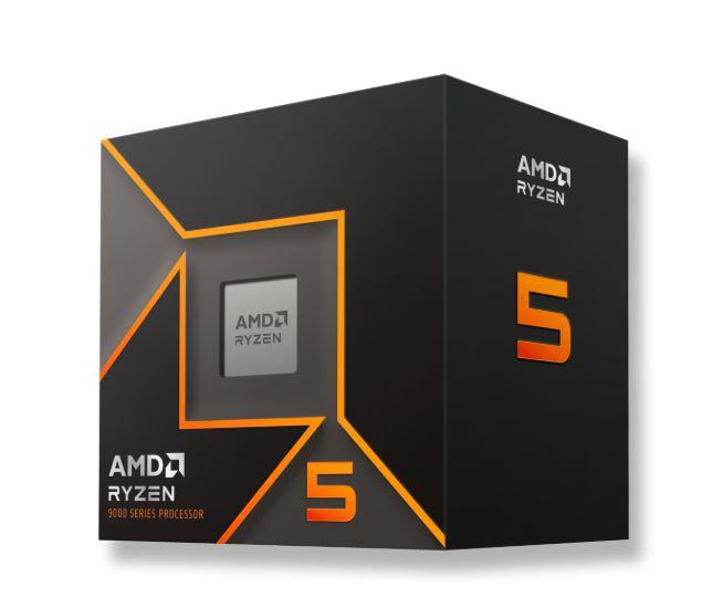 CPU AMD Desktop AMD Ryzen 5 R5-9600 3800 MHz Cores 6 32MB Socket SAM5 65 Watts GPU Radeon BOX 100-100000718BOX - Image 2