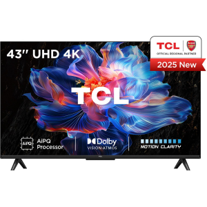 TV Set TCL 43 " 4K Ultra HD 3840 x 2160 pixels Flat 16:9 DLED 43V6C