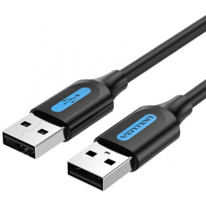 CABLE USB2.0 MALE TO MALE/1.5M BLACK COJBG VENTION