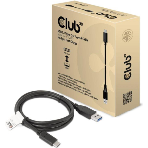 CABLE USB-C TO USB3.1 1M/M/M CAC-1523 CLUB3D