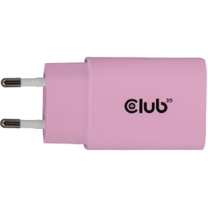 MOBILE CHARGER WALL USB-C/2PACK 30W PINK CAC-3021 CLUB3D