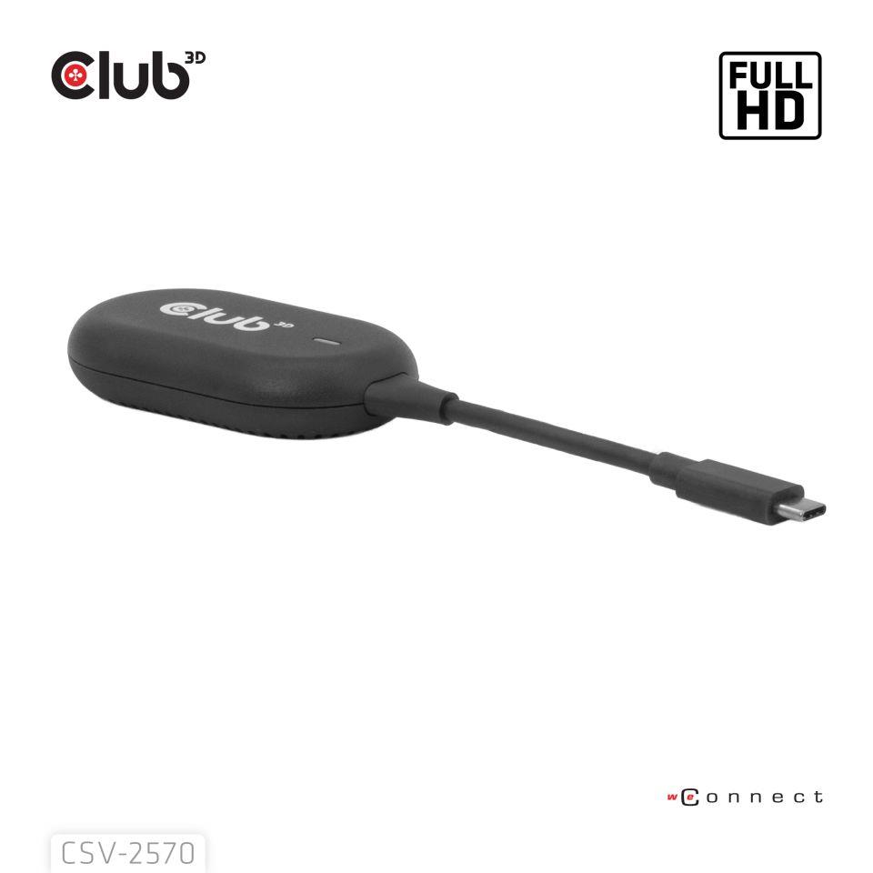 I/O ADAPTER WRL USB-C TO HDMI/CSV-2570 CLUB3D - Image 3