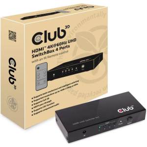 VIDEO SWITCH HDMI 4PORT/CSV-1370 CLUB3D