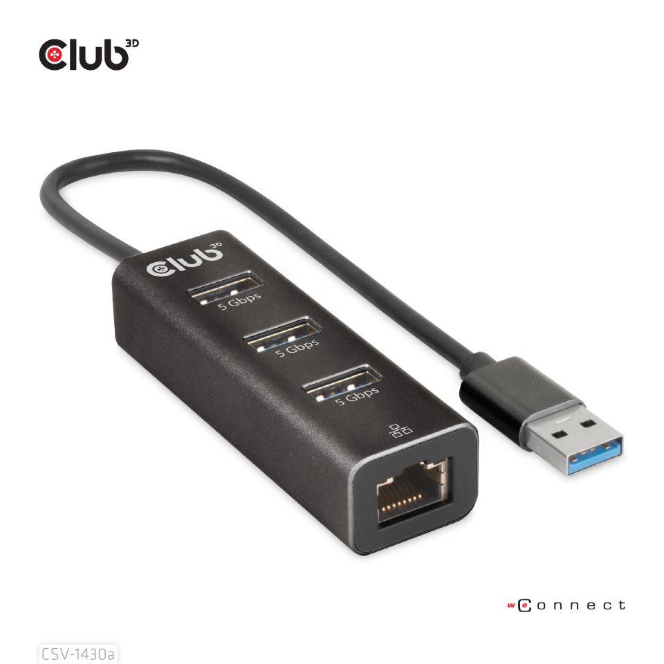 I/O HUB USB3.2 3PORT/CSV-1430A CLUB3D - Image 2