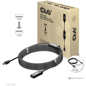 CABLE USB3.2 REPEATER 15M/M/F CAC-1406 CLUB3D