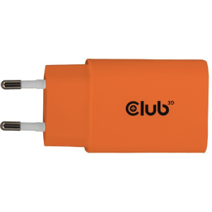 MOBILE CHARGER WALL USB-C/2PK 30W ORANGE CAC-3023 CLUB3D
