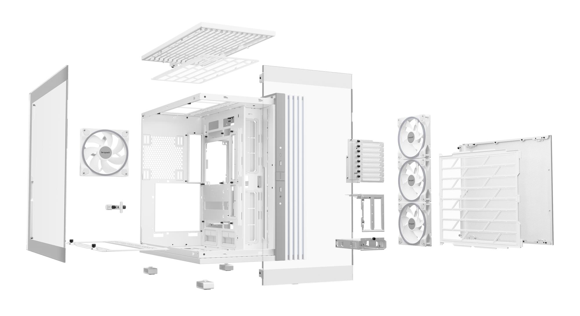 Case BE QUIET LIGHT BASE 900 DX Tower ATX EATX MicroATX MiniITX XL-ATX Colour White BGW70 - Image 9