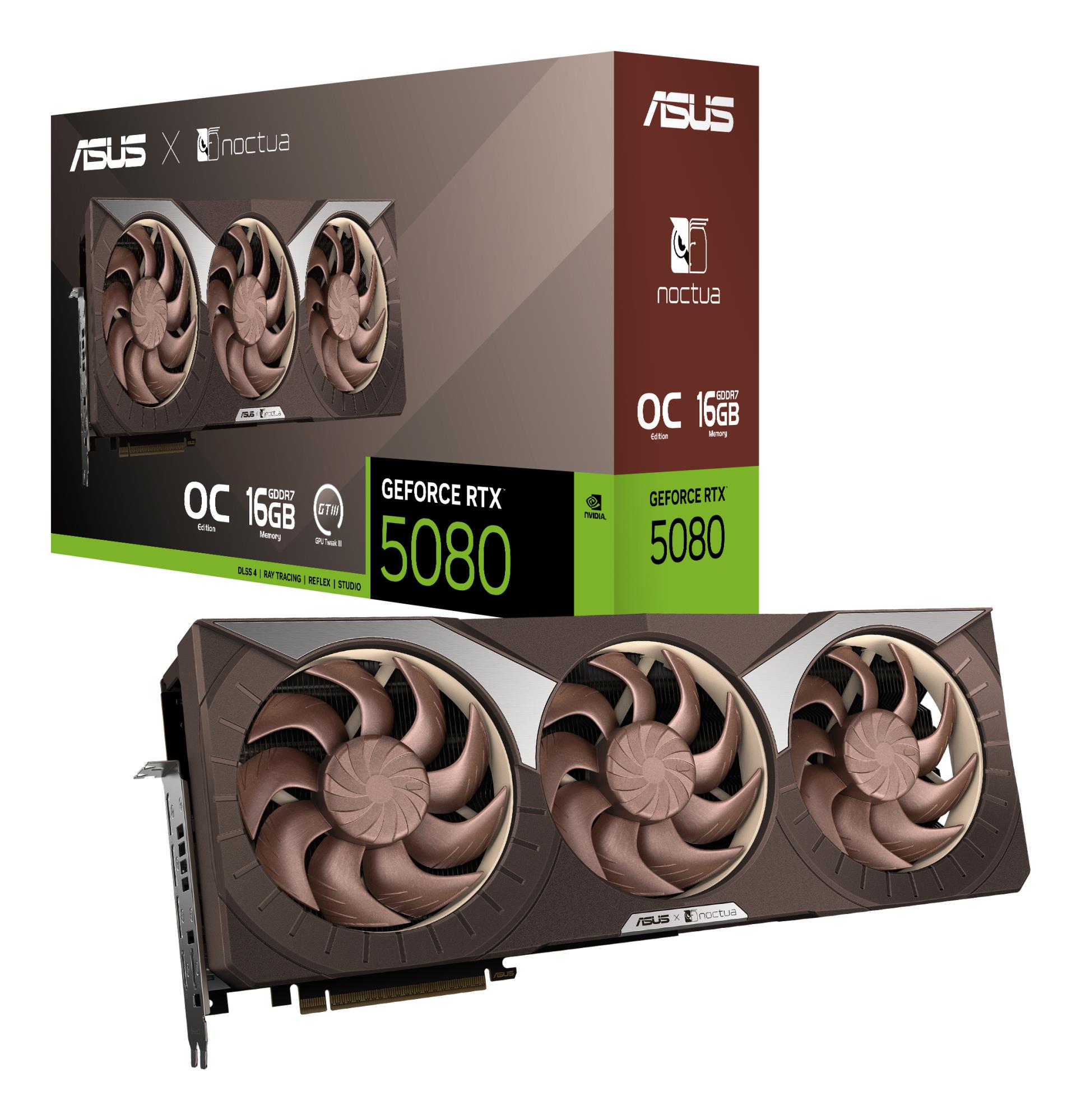 Graphics Card ASUS NVIDIA GeForce RTX 5080 16 GB GDDR7 256 bit PCI Express 5.0 Active RTX5080-O16G-NOCTUA - Image 45