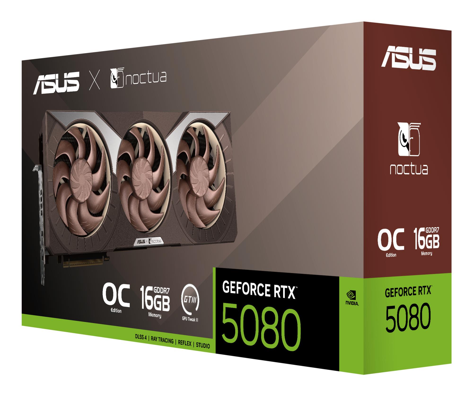 Graphics Card ASUS NVIDIA GeForce RTX 5080 16 GB GDDR7 256 bit PCI Express 5.0 Active RTX5080-O16G-NOCTUA - Image 69
