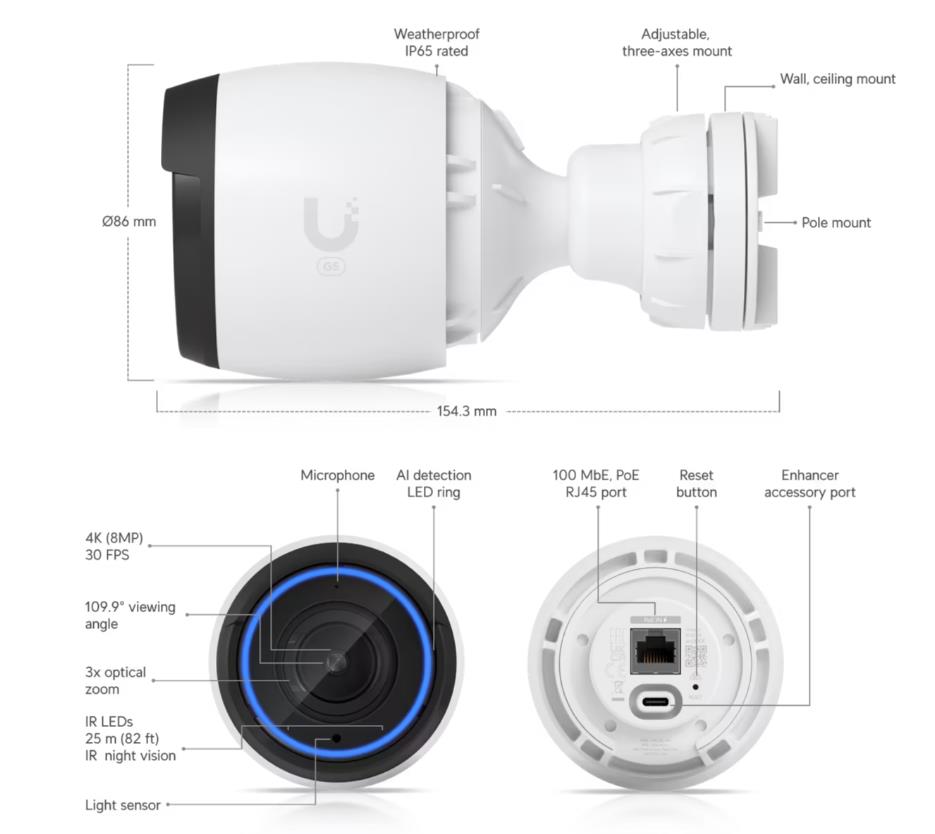 NET CAMERA 8MP/UVC-G5-PRO UBIQUITI - Image 8